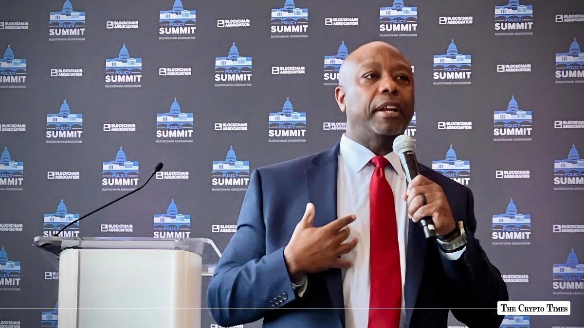 Sen. Tim Scott Says CLARITY Act Will End Crypto’s Regulatory Gray Zone