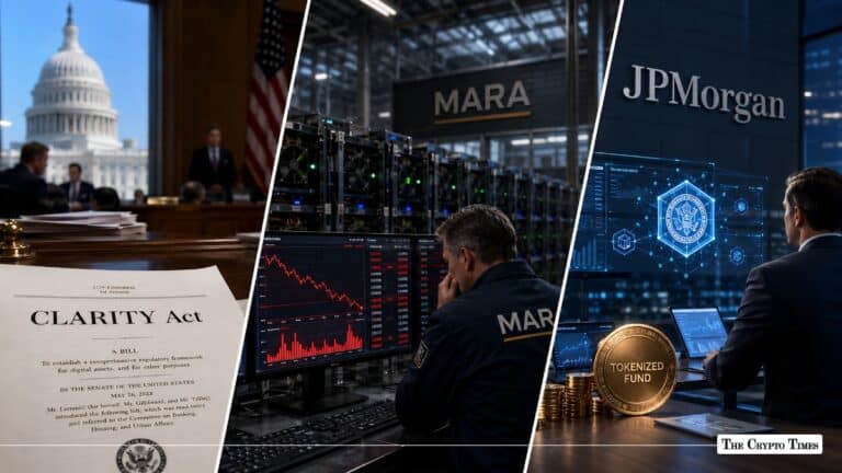 Today in Crypto - CLARITY Act Draft Drops, MARA Reports $1.3B Loss, JPMorgan Files New Tokenized Fund