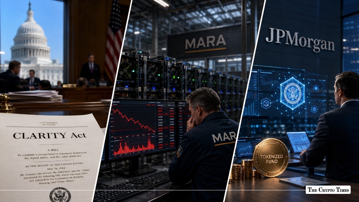 Today in Crypto - CLARITY Act Draft Drops, MARA Reports $1.3B Loss, JPMorgan Files New Tokenized Fund