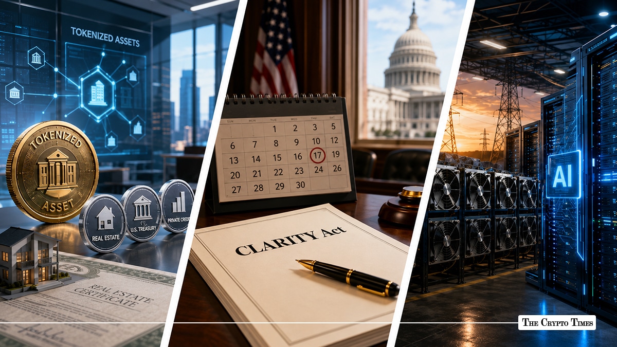 Today in Crypto: Tokenization Breakthrough, Clarity Act Deadline Set, Miners Pivot to AI Power Plays
