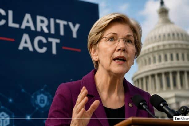 Warren Blasts CLARITY Act Over Missing Trump Crypto Ethics Rule
