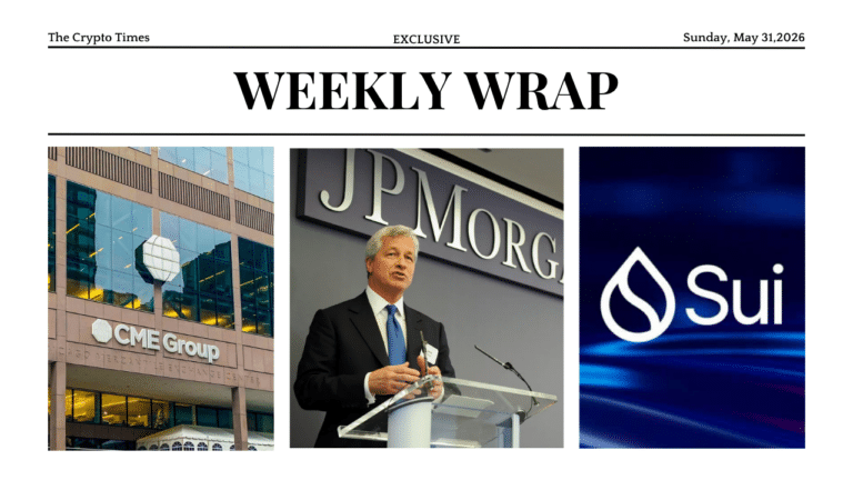 Weekly Wrap JP Morgan CEO Targets CLARITY Act, Sui Crashes 3 Times, CME Ends Bitcoin Gap