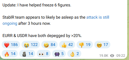 ZachXBT hack update