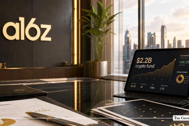 a16z Unveils $2.2B Crypto Fund 5 to Back Blockchain Startups
