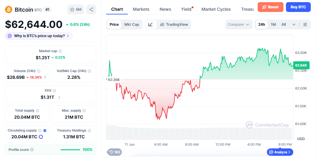 BTC Price Momentum