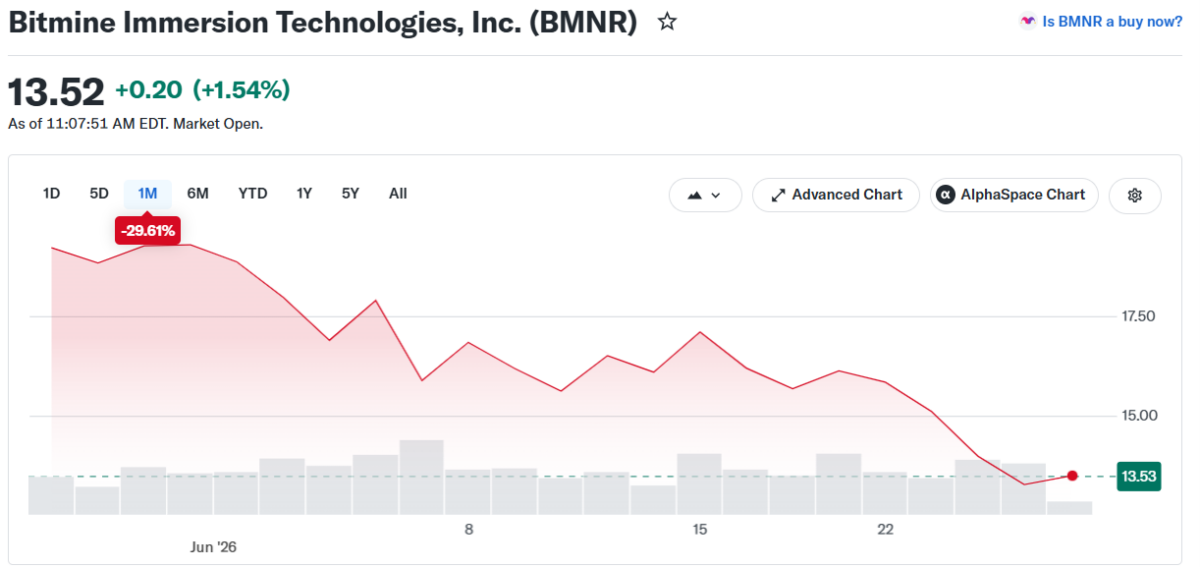 Bitmine Immersion Technologies, Inc. (BMNR)