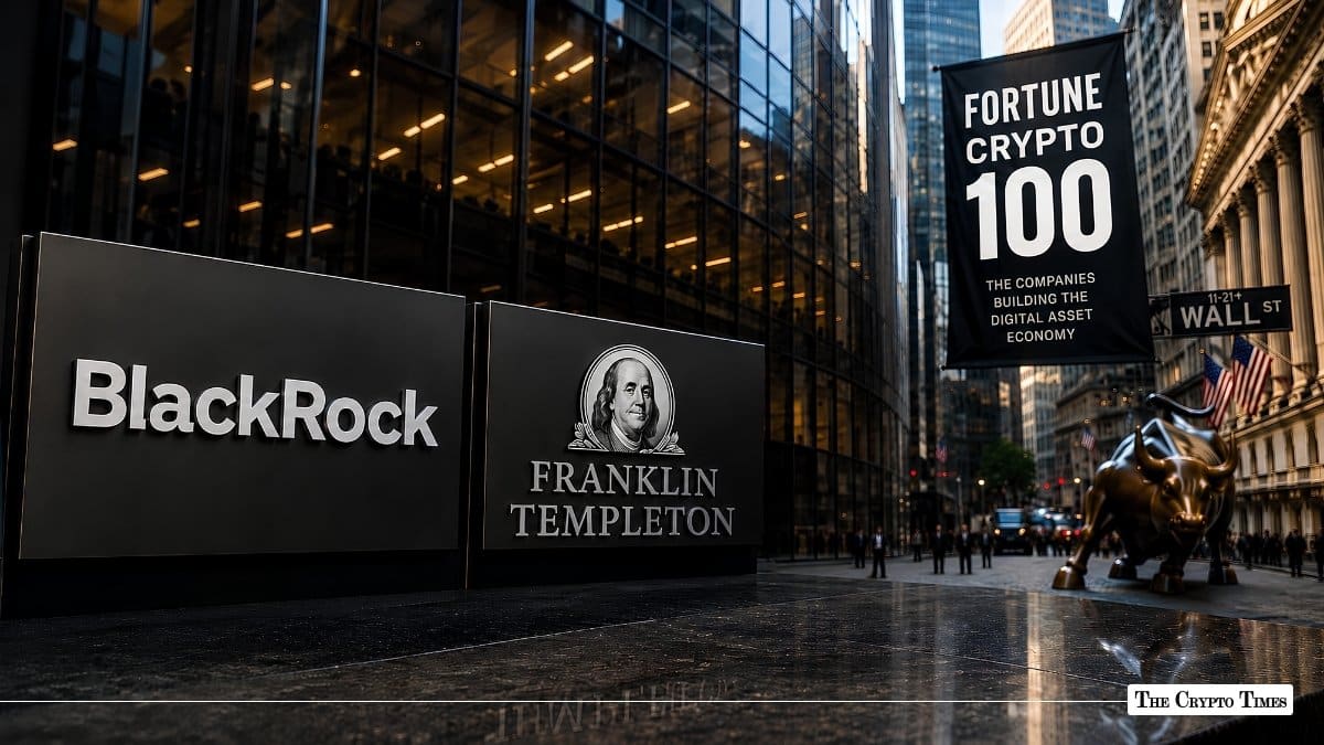 BlackRock and Franklin Templeton Top Fortune's First Crypto 100 as Wall Street Moves In