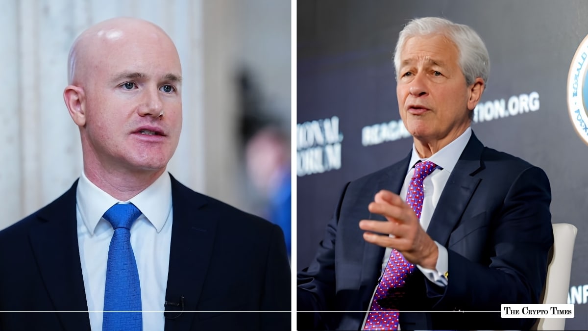 Coinbase CEO Rejects Jamie Dimon's Remarks About CLARITY Act
