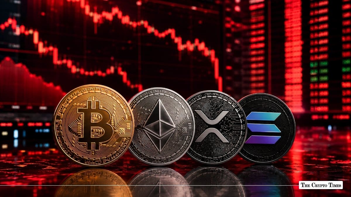 Crypto Market Crash BTC, ETH, XRP, SOL Drop 5%, Liquidations Hit $578M