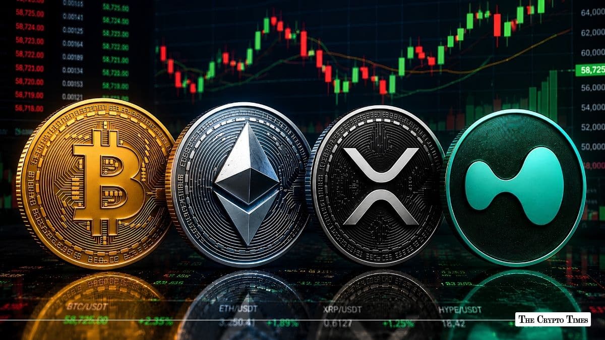Crypto Market Today BTC, ETH, XRP Cool as HYPE ETF Flows Rise