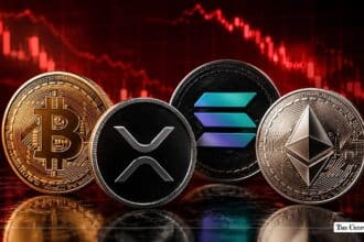 Crypto Market Today Failed Bitcoin Bounce Puts XRP, SOL Back at Risk