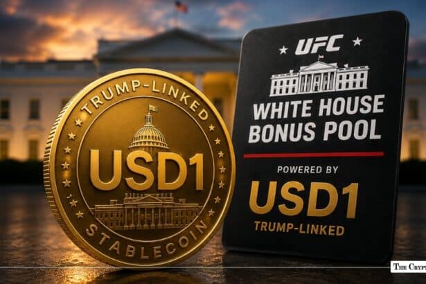 Crypto at the White House Trump-Backed USD1 Joins UFC’s $1.65M Bonus Pool