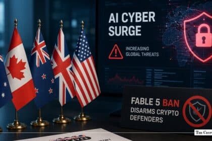 Five Eyes Warns of AI Cyber Surge as Anthropic’s Fable 5 Ban Hits Crypto