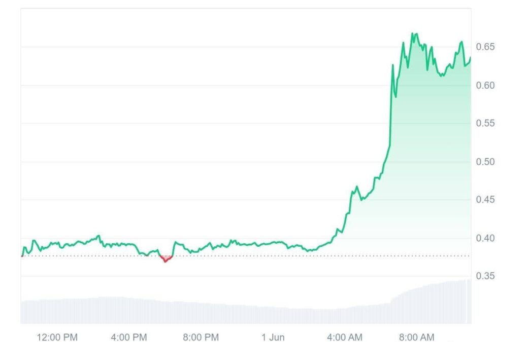 Humanity Protocol’s H Token Price Chart 