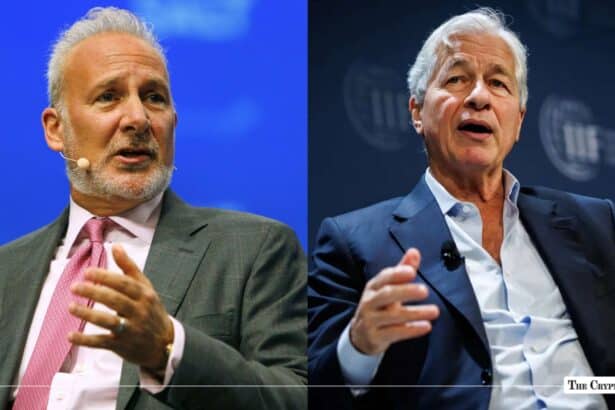 Peter Schiff Rejects JPMorgan CEO Jamie Dimon’s Crypto Rule Push