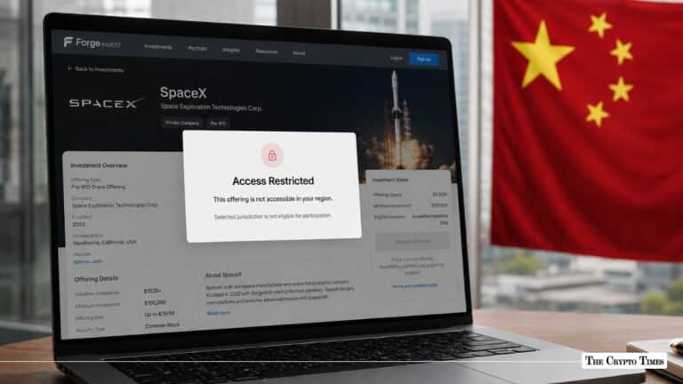 SpaceX IPO Excludes Chinese Investors, Leaving Crypto as the Only Alternative