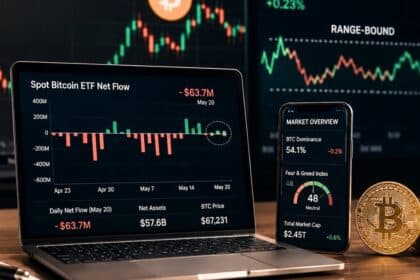 Spot Bitcoin ETF Outflows Soften Sharply as Markets Stay Range-Bound