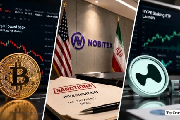 Today in Crypto: Bitcoin Dips Toward $62K on Continued ETF Outflows, US Sanctions Iran’s Nobitex and More