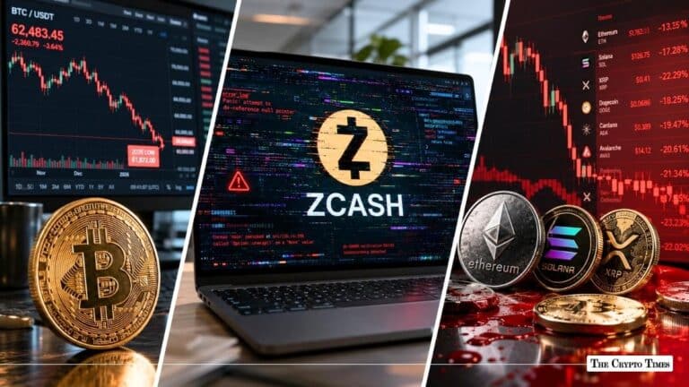 Today in Crypto Bitcoin Tests 2026 Lows, Zcash Bug Panic, and Altcoin Bloodbath