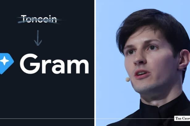 Toncoin Jumps 15% as Telegram Floats “Gram” Rebrand Plan for TON