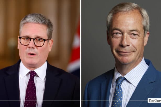£5M Crypto Gift Scandal: U.K PM Starmer Puts Nigel Farage on the Spot