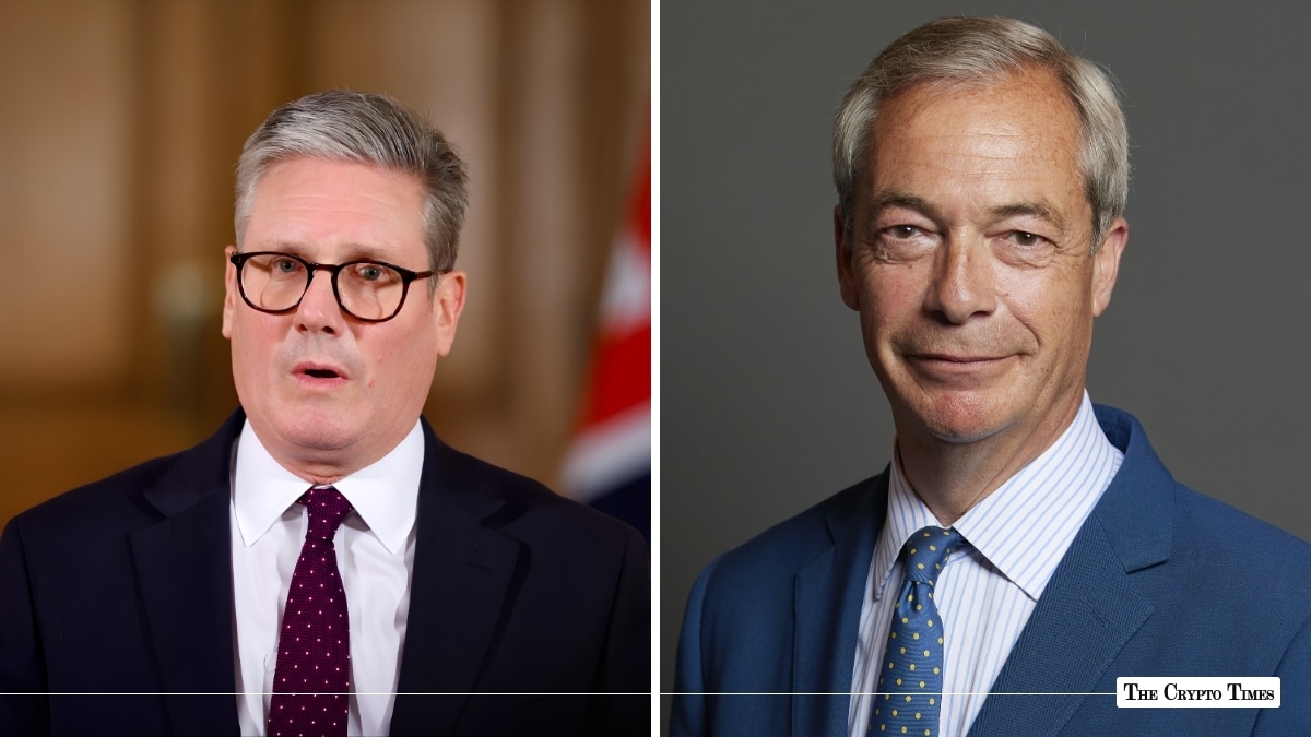 £5M Crypto Gift Scandal: U.K PM Starmer Puts Nigel Farage on the Spot