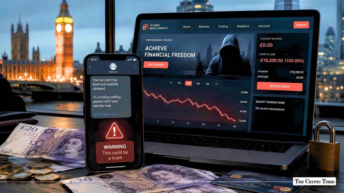 UK Investment Scam Losses Hit £221M as AI Fuels Crypto Fraud