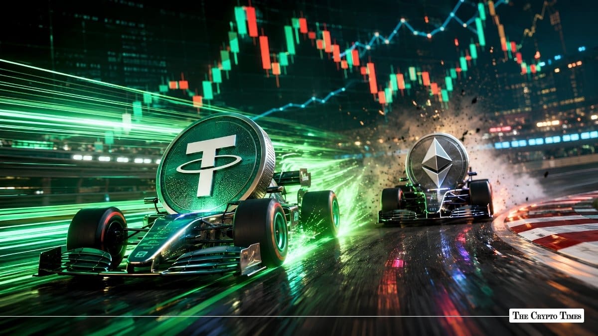 USDT Flips Ethereum After 7 Years as ETH Market Cap Slips