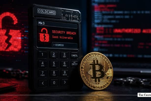 Bitcoin’s Invisible Risk: Coldcard Mk3 Firmware Bug Leaves BTC Wallet Seeds Exposed, $38M Drained 