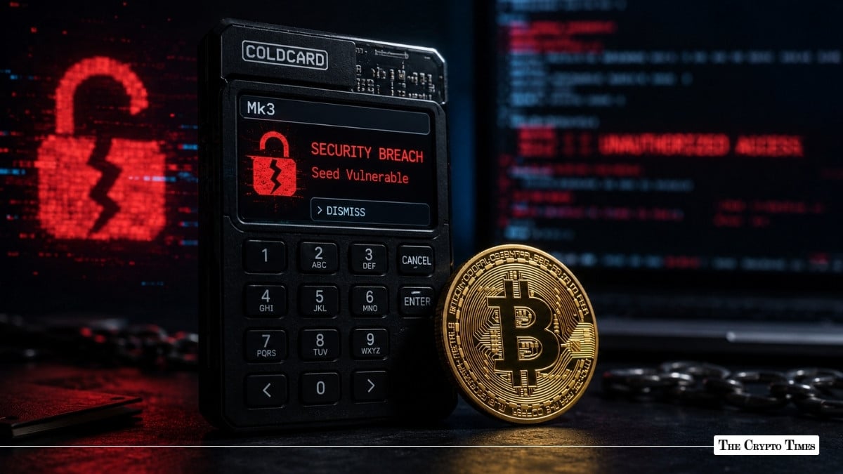 Bitcoin’s Invisible Risk: Coldcard Mk3 Firmware Bug Leaves BTC Wallet Seeds Exposed, $38M Drained 