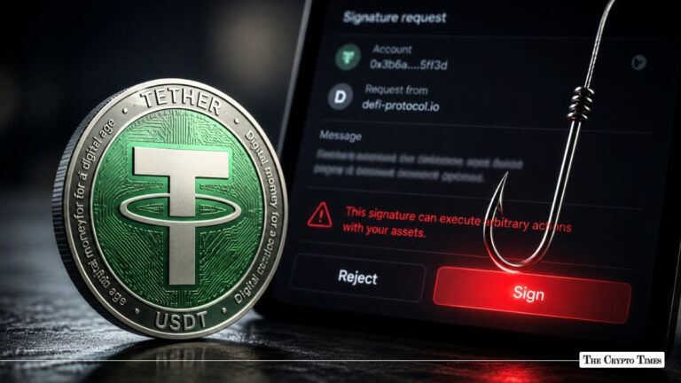 Crypto User Loses $999,999 in USDT to a Single Phishing Signature