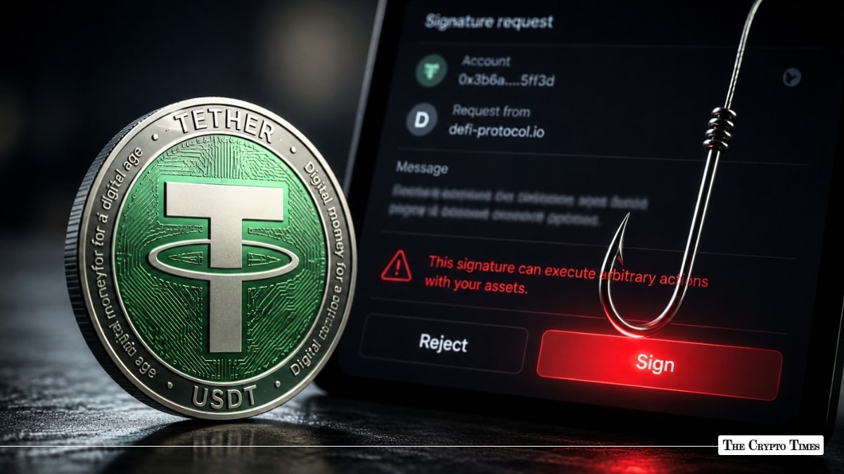Crypto User Loses $999,999 in USDT to a Single Phishing Signature