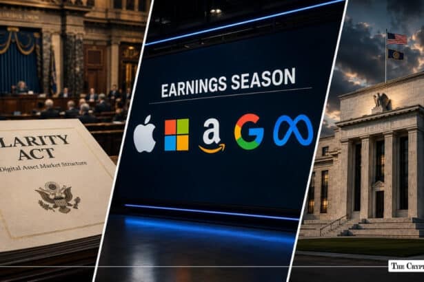 Crypto Week Ahead: CLARITY Act Deadline, Big Tech Earnings, & the Pre-FOMC Calm
