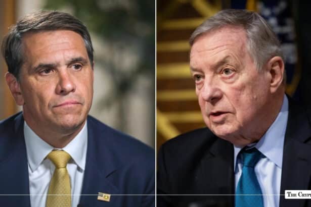 Durbin Puts Blanche on the Spot Over Crypto Enforcement Cuts to Trump's Gains