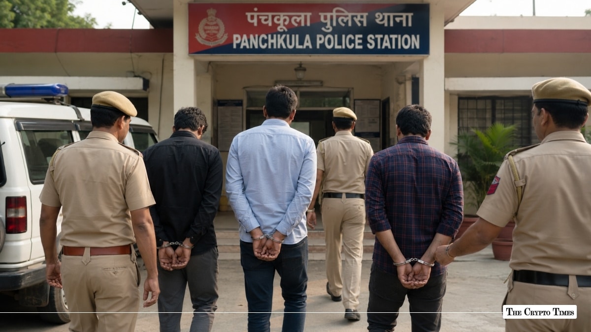 Fake Crypto Scam in India Panchkula Police Arrest 3 in ₹3.28 Cr Fraud