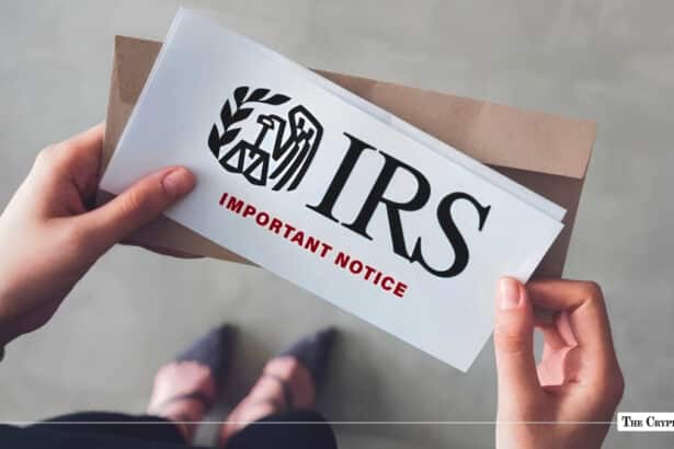 IRS Warns Crypto Holders About Fake Tax Letter Scam