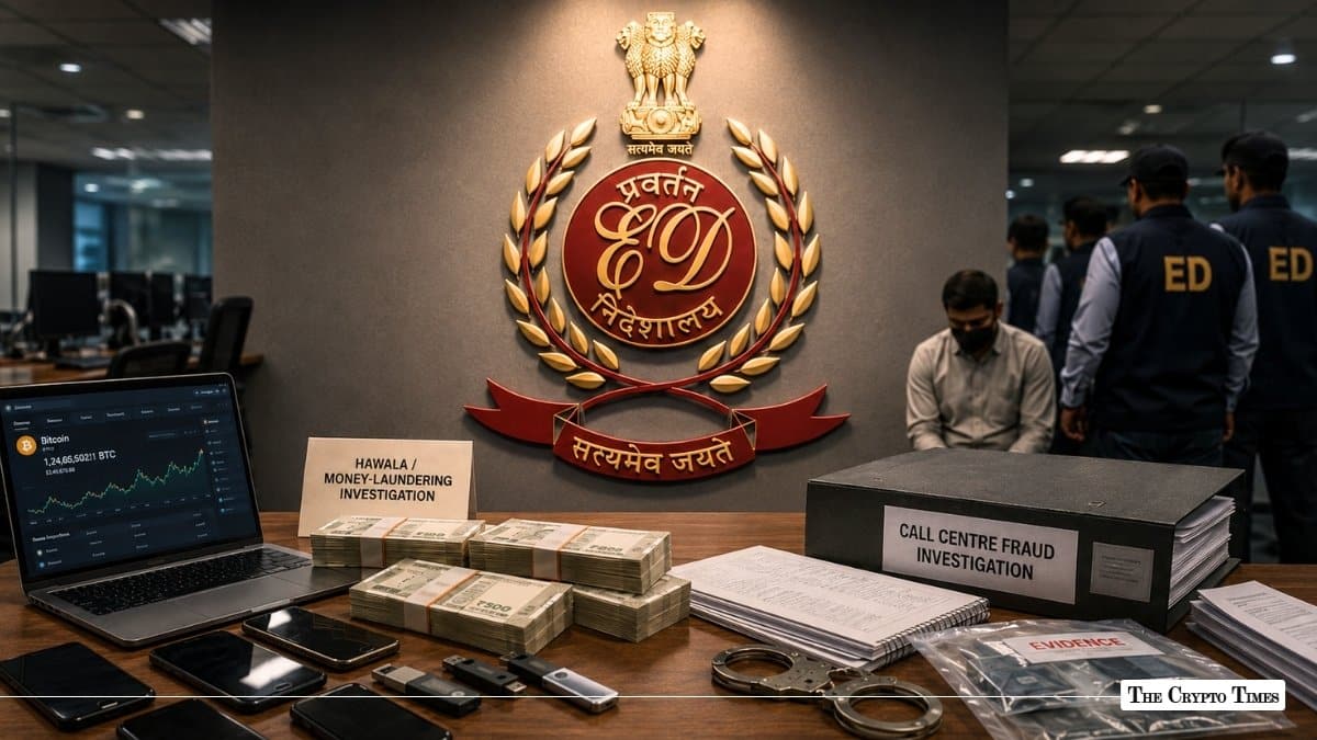 India’s ED Arrests Crypto-Hawala Mastermind Behind US Call Centre Scam