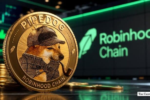 PIPEDOG Meme Coin on Robinhood Chain Surges Over 140X Within Hours of Launch