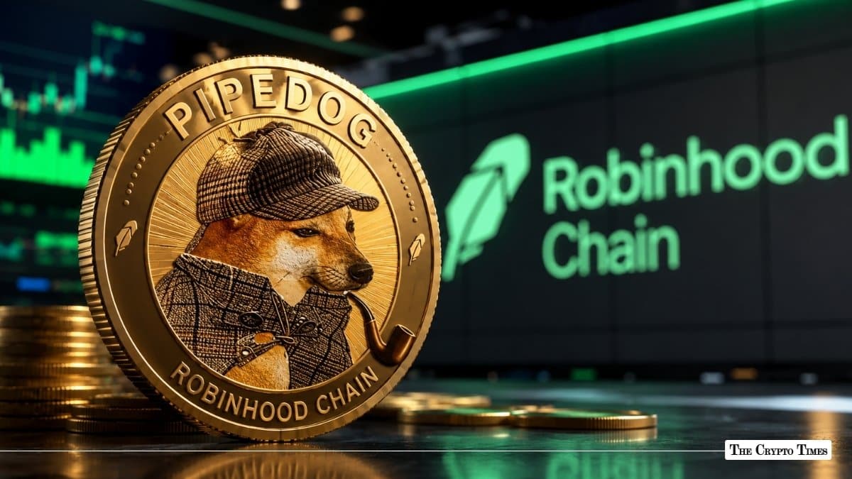 PIPEDOG Meme Coin on Robinhood Chain Surges Over 140X Within Hours of Launch