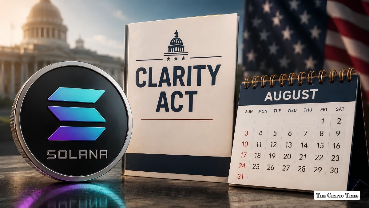 Solana Institute Urges Senate CLARITY Act Vote Before August Recess