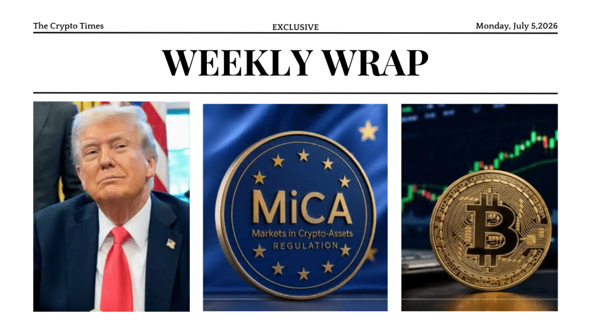 Weekly Wrap: MiCA Kicks In, Trump's Crypto Fortune Tops $1B, Bitcoin Rebounds