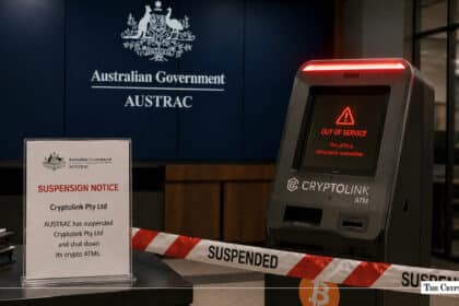 AUSTRAC Suspends Cryptolink, Shuts 96 Crypto ATMs