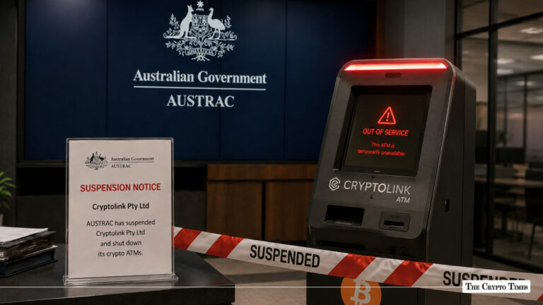 AUSTRAC Suspends Cryptolink, Shuts 96 Crypto ATMs