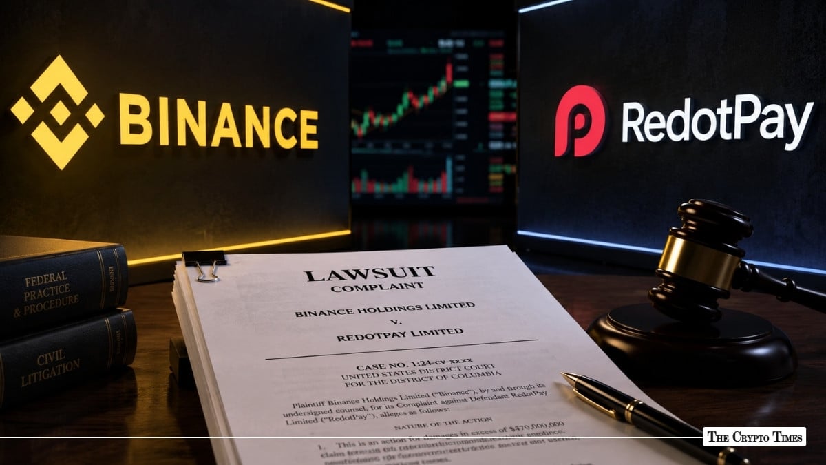 Binance Sues RedotPay for $472M, Alleges 470,000 Users Diverted Before IPO