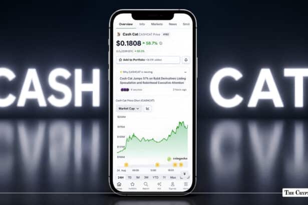 CASHCAT Gains 50% as Trading Activity Surges Across Markets