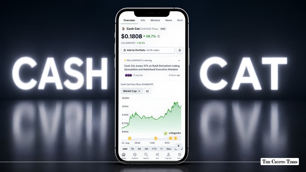 CASHCAT Gains 50% as Trading Activity Surges Across Markets