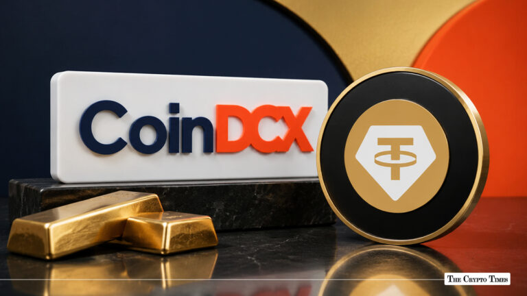 CoinDCX Adds Tether Gold XAUT for Indian Users, 30% VDA Tax Applies