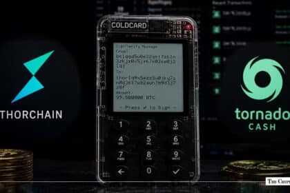 Coldcard Hacker Swaps Bitcoin to ETH via THORChain and Tornado Cash