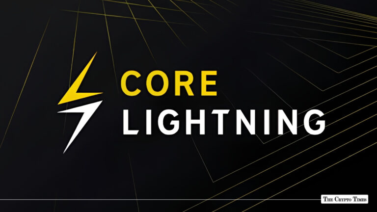 Core Lightning logo featuring a yellow and white lightning bolt next to the text "CORE LIGHTNING" on a dark background