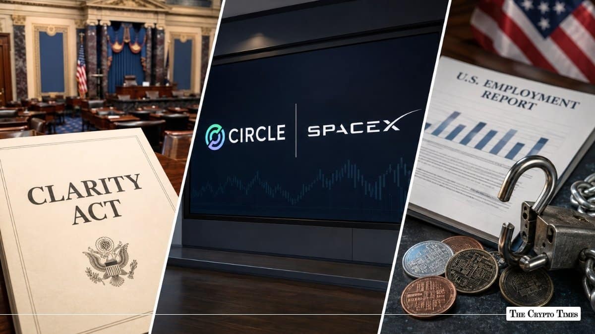 Crypto Week Ahead: CLARITY Act Deadline, Jobs Data, Circle & SpaceX Earnings